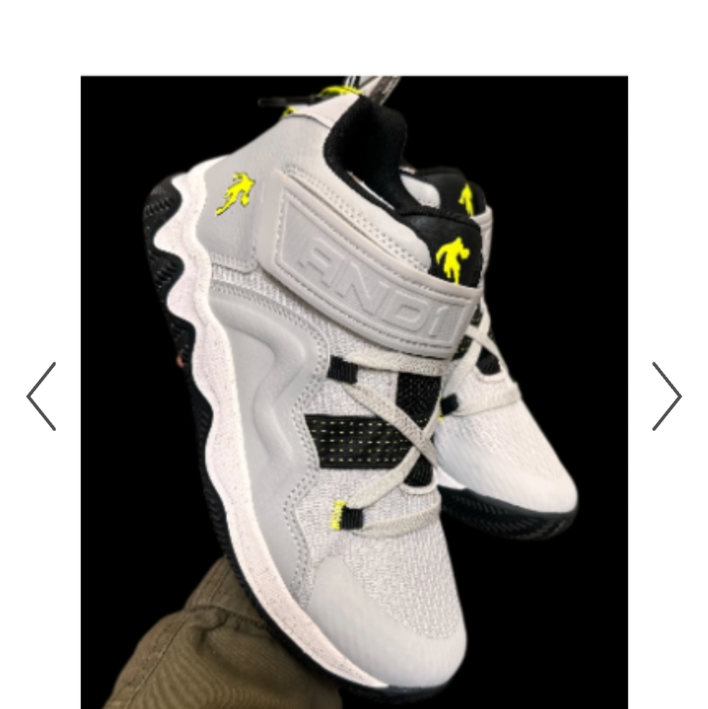 AND1 Little & Big Boys Strap Basketball Sneakers